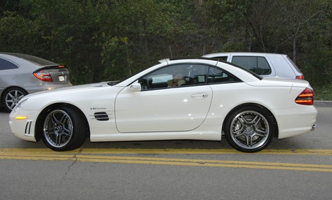 When she drove home Wednesday November 07 in a new Mercedes SL65 AMG worth